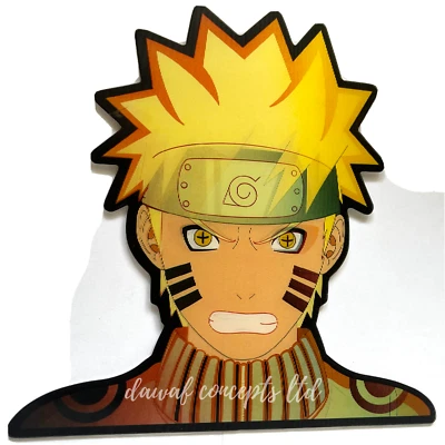 NARUTO ANIME DECAL STICKER FOR TRUCK/LAPTOP/CAR 3D LENTICULAR 2R
