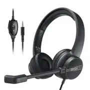 Eksa H12 Gaming 3.5mm Wired Telecom Headset - W Microphone #H12