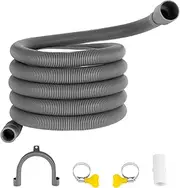 IsMwav Drain Hose Extension Set Universal Washing Machine Hose 1M, Include Bracket Hose Connector and Hose Clamps Drain Hoses