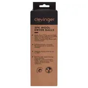 Pack of 3 Wool Dryer Balls - Natually Soften Laundry