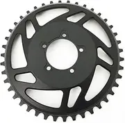 Electric Bike E-Bike 42T Chainring Chainwheel for BAFANG BBSHD (1000W) Aluminum Alloy E-Bike 42T Chain Ring Offset Correction Mid Motor Kit Chain Wheel Replacement Kits