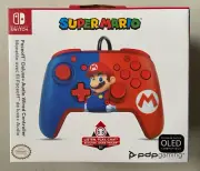 Nintendo Switch Faceoff Deluxe+ Audio Wired Controller Super Mario PDP NEW