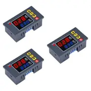 Timer Relay Automotive Digital Delay Relay Black with LED Display Wide Time