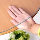 42 Inch Clear Round Table Cover Protector Vinyl Table Pad for Dining Room Table