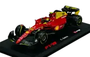 BBURAGO 2022 FERRARI F1-75 #55 SAINZ GP ITALII 36831 1:43 PLASTIC CASE FORMULA