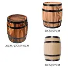 Oak Wine Barrel Large Capacity Aging Container Retro Beer Storage Equipment Wine