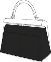 [DGAZ] Purse Pillow Shaper Insert for Hermes lakis Bags, Silky Pillow Shaper for Luxury Handbags