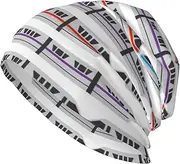 [ZaKhs] Monorail Train Print Beanie Hat Winter Warm Knit Hat Soft Skull Cap for Women Men Black, Black, One Size