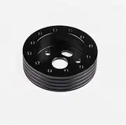 POEXIR 1" Steering Wheel Hub Adapter Spacer 6 Hole Fit Grant APC 3 Hole Steering Wheel Hub Adapter