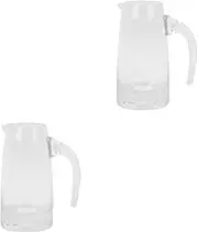 PRETYZOOM Capacity Wine Dispenser Elegant Glass Decanter for Whiskey Parties Unique Design for Easy Pouring Long Term Storage