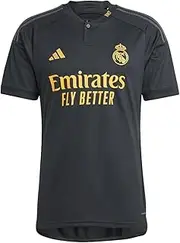 [adidas] Men's Soccer Real Madrid 23/24 Third Jersey - A Classy Supporter Jersey Made with Recycled Materials, AEROREADY