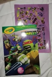 Crayola Nickelodeon Teenage Mutant Ninja Turtles Coloring Book With 50 Stickers