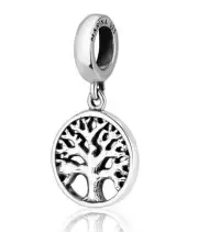 925 STERLING SILVER TREE OF LIFE PENDANT CHARM - Fits European Style Bracelets