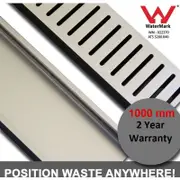 Premium Slotted Shower Grate Waste Drain 1000mm