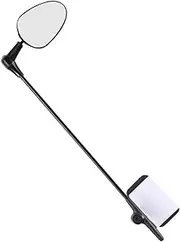 Ｓｉｍｈｏａ Bike Helmet Mirror Helmet Mirror for Bicycle Easy to Install Lightweight 360 Degree Rotating