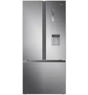 Haier 489L French Door Frost Free Fridge with Water Dispenser Satina Silver HRF520FHS