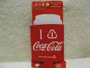 Coca-Cola Classic Can Insulator - Peace Love Recycle New On Display Card