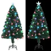 1.2m Christmas Tree Artificial LED Holiday Xmas Pine Tree Metal Detachable Stand for Home Office Christmas Party Decorat