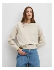 [Country Road] Australian Cotton Relaxed Fit Sweat in Pebble