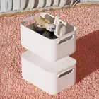 1 Set Storage Basket with Lid Keep Tidy Large Storage Container Easy