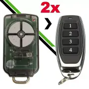 2x Garage Door Replacement Remote ATA PTX-5 PTX5v2 TrioCode 128 ATAptx5-v2