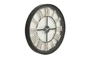 Hill Interiors Skeleton Wall Clock (Black/White) (One Size)