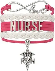 [Infinity Collection] Nurse Bracelet, Nurse Charm Bracelet Makes Perfect Nurse Gifts