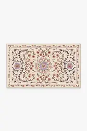 90' x 150' | Machine Washable Runner Rug | Kid & Pet Friendly | Indoor Rug | Suzani Purple Rug | Ruggable