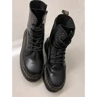 在飛比找蝦皮購物優惠-馬汀大夫/Dr.Martens/厚底八孔/側拉鍊/us6/3