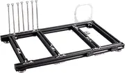 ATX Aluminum Aley Open Frame PC Case for Overclocking Tests, Light DIY Light Black Case for Enthusiacs and Players