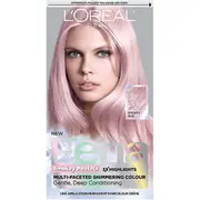 Loreal Paris L'oreal Paris Feria Multi-faceted Shimmering Permanent Hair Color, P2 Rosy Blush (smokey Pink), 1 Kit