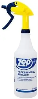 Zep Professional Sprayer Bottle - 32 Ounces (Pack of 1) 30 Foot Spray, Adjustable Nozzle