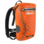 Oxford Aqua V20 Waterproof Motorcycle Bike Backpack Rucksack Orange 20L Hi Vis