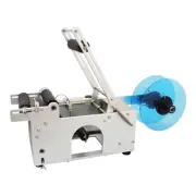 110V Semi-automatic Round Bottle Labeling Machine Max Lable Size 11.8x5.7 in