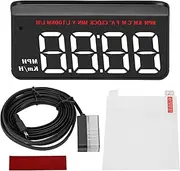 Zohisin display car hud projector 13×9×5 hud display universal obdii overspeed alarm windshield projector up meter water temperature gauge for car car hud display windshield naviga