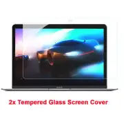 2x HD Tempered Glass Guard Screen Film Cover for MacBook Pro Air 11" 12" 13" 14"
