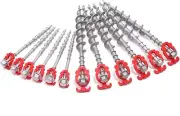 Premium Non-Rust Metal Tent Stakes with Spiral Grip for Secure Outdoor Anchoring