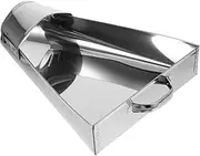 LIFKOME Popcorn Shovel French Fries Ice Shovel Spoon Food Scoop Ice Counter Scoop Ice Kitchen Shovel Fill Tool Scoop Fried Snack Shovel Ice Cream Scoop Cooking Spoon Silver Stainless Steel