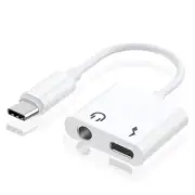 Excellent 2in1 USB C to 3.5mm Adapter Date + Cable for T-Mobile OnePlus 9 US New