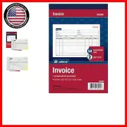 Compact, Convenient 2-Part Carbonless Invoice Book - 50 Per Set, White/Canary