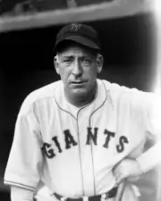 Adolfo Lugue of the New York Giants in 1933 Baseball Old Photo