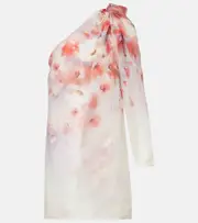 [Zimmermann] Zimmermann Scarlet floral linen and silk minidress AU 8 multicoloured