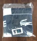 LACOSTE BLUE SPORTY STRIPES BEACH TOWEL 36 x 72 IN.