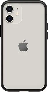 OtterBox Apple iPhone 12/12 Pro React Series Case - Black Crystal (Clear/Black) (77-66223), Raised Edges Protect Screen & Camera, Ultra-Slim