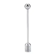 Stainless Steel Honey Dipper Drizzler Stirrer Spoon Mixing Stick Tool) AC