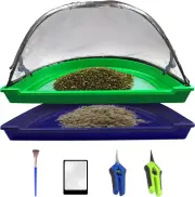 Trim Tray Bin | Trimming Pollen Sieve Sifter Trimmer Trays with 150 Micron Scree