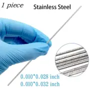 Dental Orthodontic Twisted Lingual Retainer Wire Flat Strand Stainless Steel
