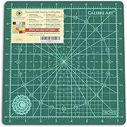 Calibre Art Rotating Self Healing Cutting Mat Perfect for Quilting & Art Projects 8x8 (7 grids)
