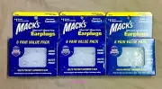 Mack's Pillow Soft Silicone Putty Earplugs - 6 Pairs X 3 PACKS