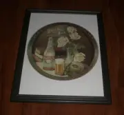 WHITE ROSE BEER FRAMED COLOR AD PRINT - DALLAS BREWERY